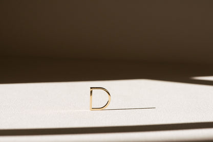 D Emblem Ring