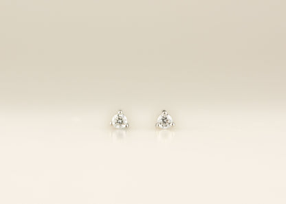 Classic Petite Solitaire Studs