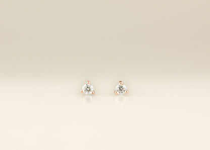 Classic Petite Solitaire Studs