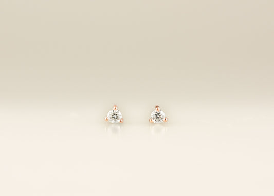 Classic Petite Solitaire Studs