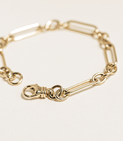 Barre Luxe link Bracelet