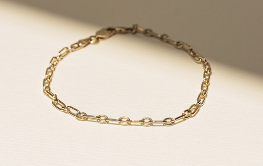 Oval & Barre Link Bracelet