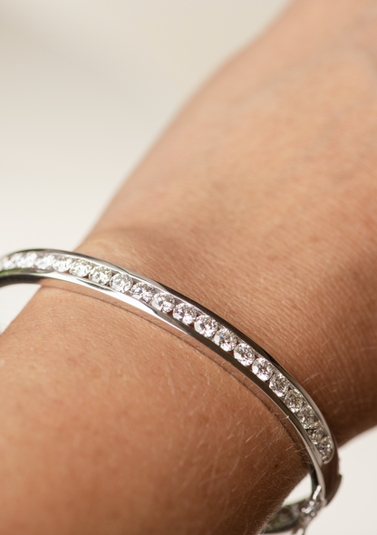 Channel Set Diamond Bracelet