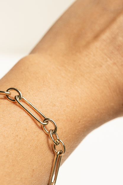 Barre Luxe link Bracelet