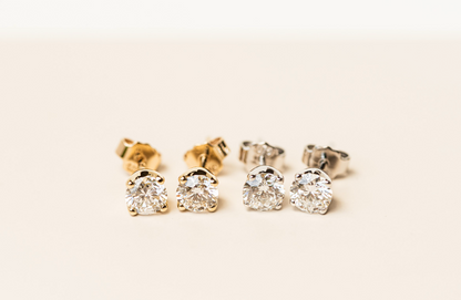 Classic Lab Diamond Studs 1.04ct