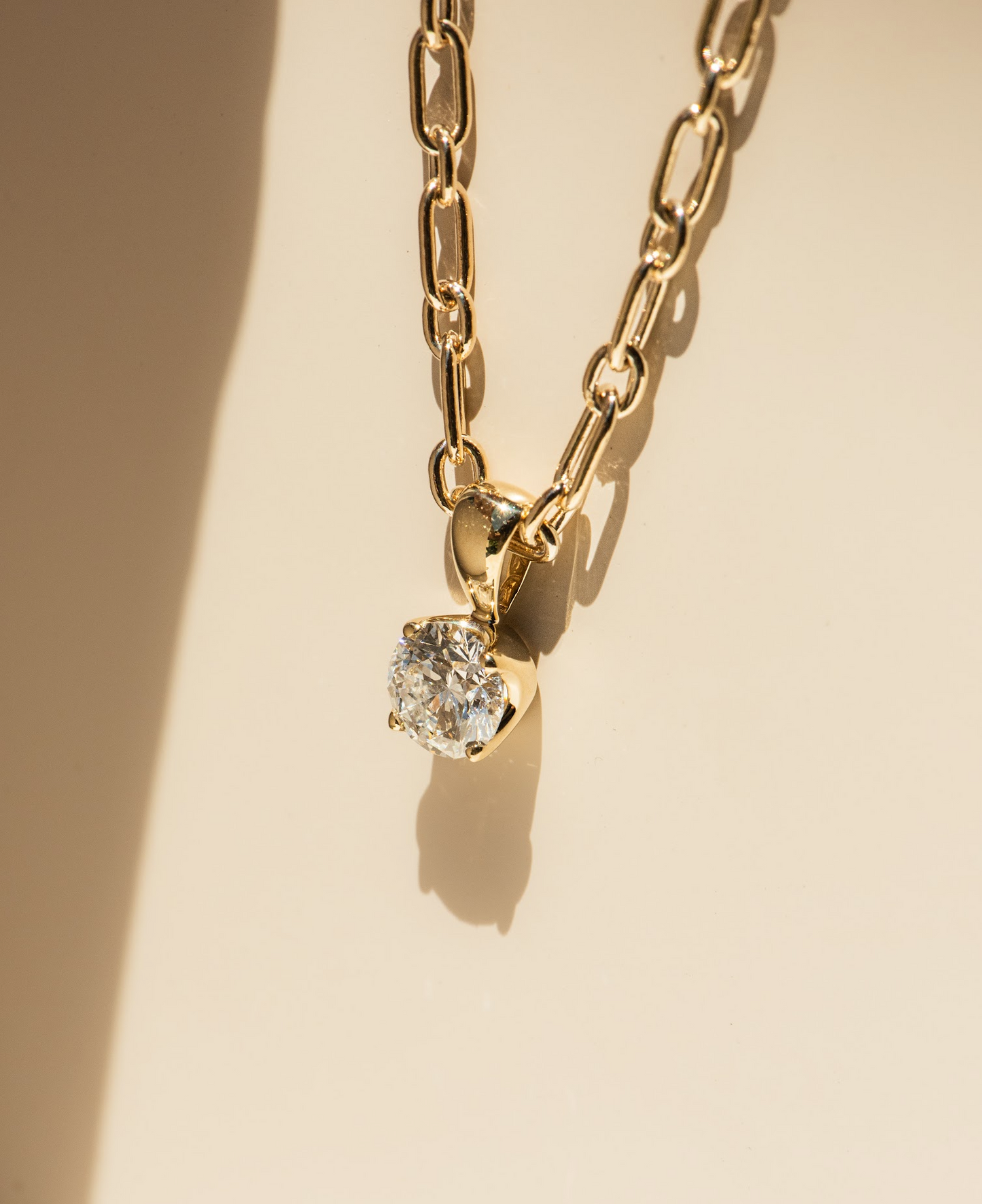 Classic Lab Diamond Pendant