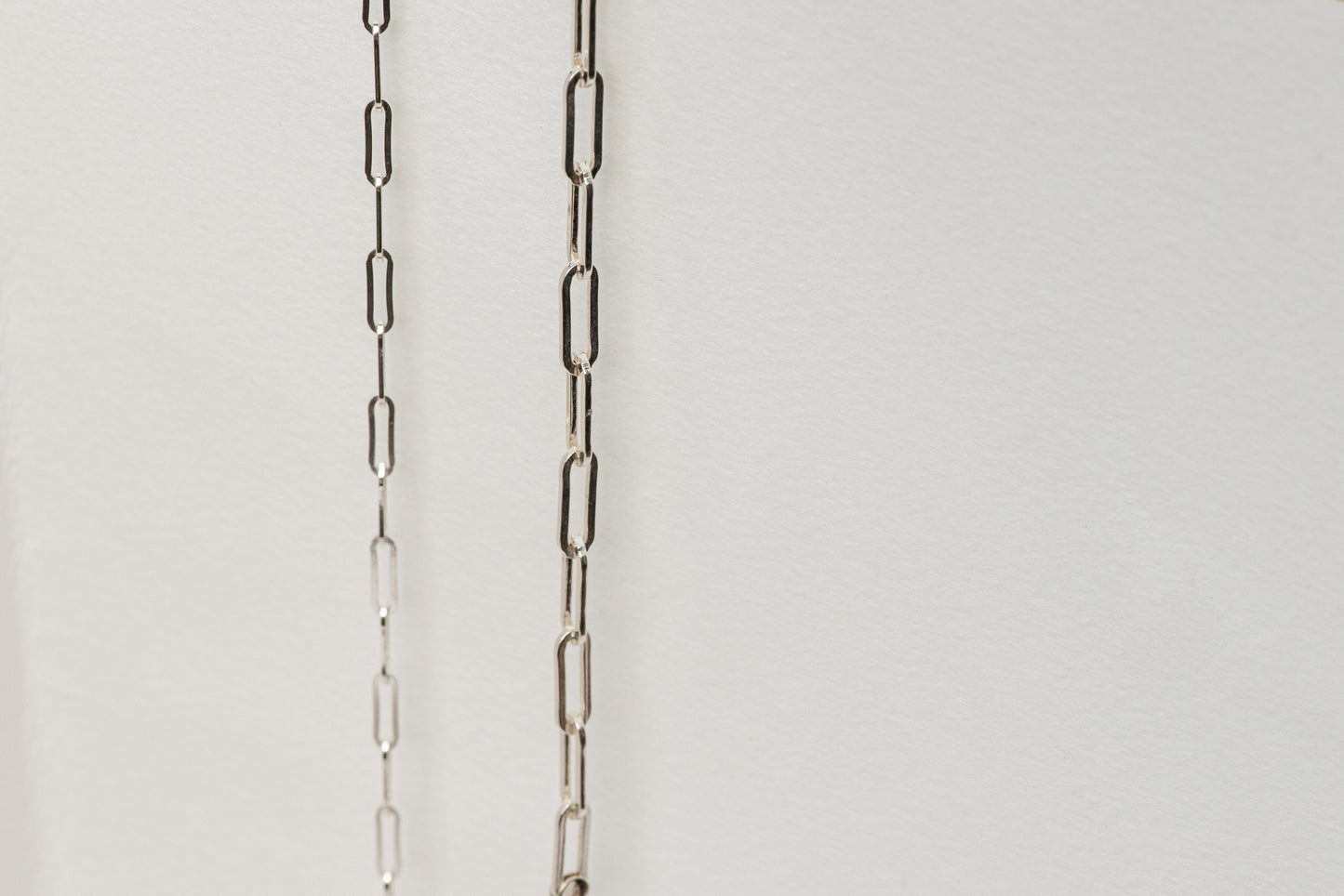 Silver Barre Link Bracelet